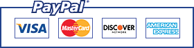 We accept payments via PayPal and all major credit cards